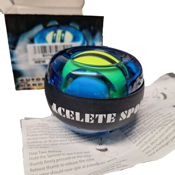 Autostart Hand Gyroscope Wrist Exercise Sports Fitness Home Tone Workout Tricep - Picture 3 of 8